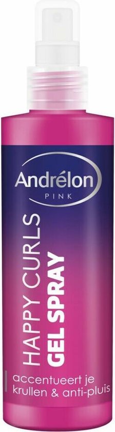 Andrélon Pink Happy Curls Gel Spray