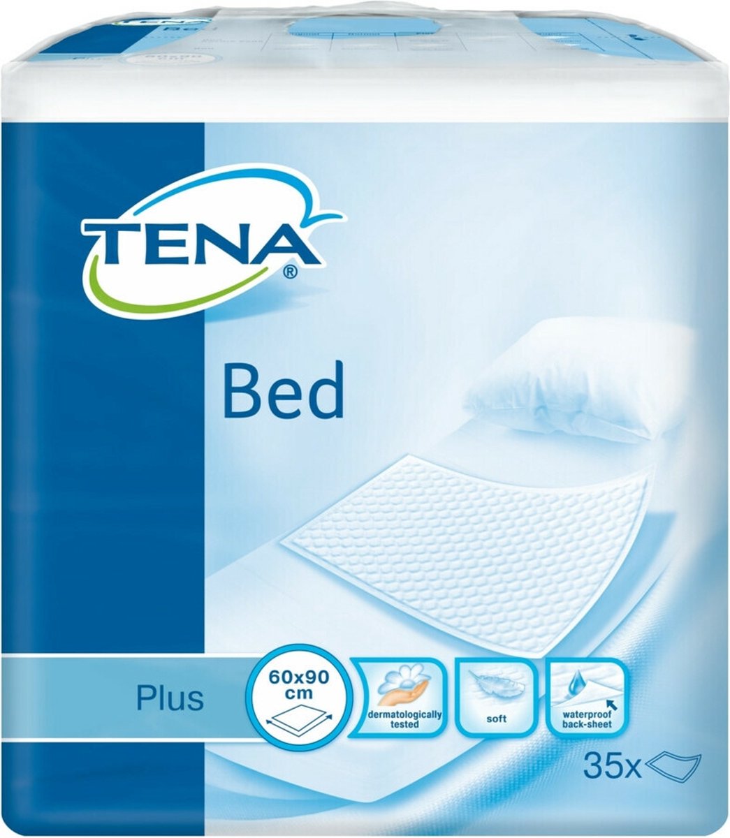 Goedkoopste Tena Bed Plus 60 x 90 cm - 4 pakken van 35 stuks