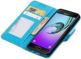 Wicked Narwal | Samsung Galaxy A3 2016 Portemonnee hoesje booktype wallet case Turqoise