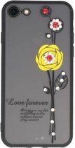 Wicked Narwal | Love Forever Hoesjes voor iPhone 8 Geel