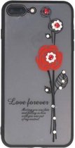 Wicked Narwal | Love Forever Hoesjes voor iPhone 7/8 / 8 Plus Rood
