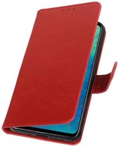 Wicked Narwal | Premium bookstyle / book case/ wallet case voor Huawei Mate 20 Rood