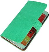 Wicked Narwal | Devil bookstyle / book case/ wallet case Hoes voor Samsung Galaxy Note 3 Neo Groen