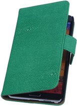 Wicked Narwal | Devil bookstyle / book case/ wallet case Hoes voor Samsung Galaxy Note 3 N9000 Groen