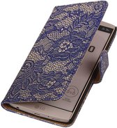 Wicked Narwal | Lace bookstyle / book case/ wallet case Hoes voor LG V10 Blauw