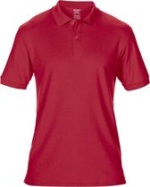 Gildan Heren DryBlend Volwassen Sport Dubbel Pique Polo Shirt (Rood)