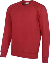 Awdis Academie Herenbemanning Hals Raglan Sweatshirt (Rood)