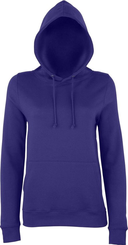 Awdis Gewoon Hoods Vrouwen/dames Girlie College Pullover Hoodie (Paars)