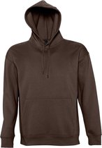 SOLS Slam Unisex Hooded Sweatshirt / Hoodie (Chocolade)