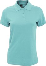 SOLS Ladies / Ladies Prime Pique Polo Shirt (Sky Blue)