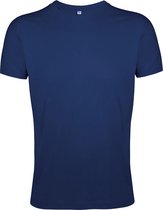 SOLS Regent Slim Fit T-shirt à manches courtes pour hommes (Marine française)