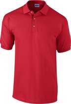 Gildan Heren Ultra Cotton Pique Polo Shirt (Rood)