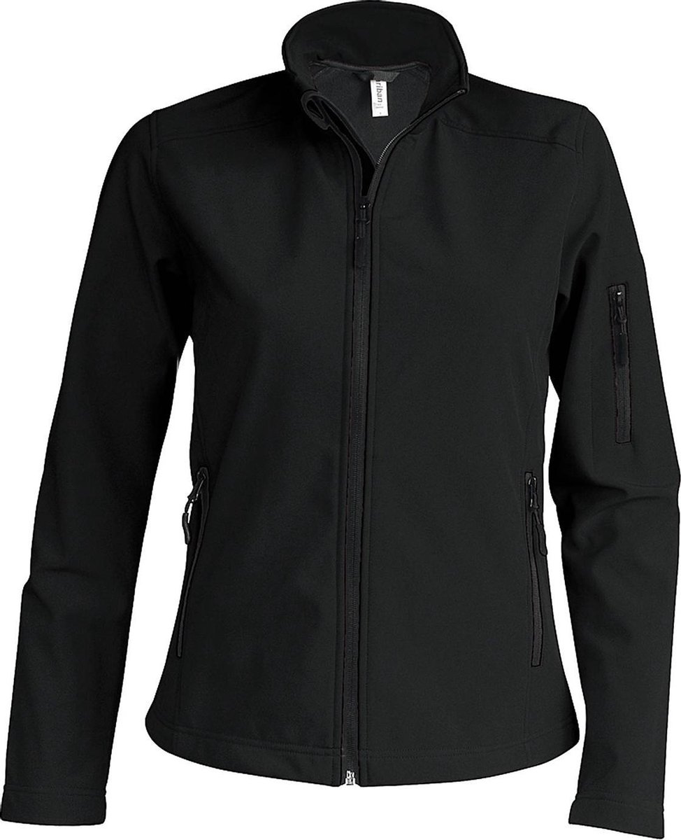 Kariban Dames/dames Hedendaagse Softshell 3 lagen Performance Jacket Zwart