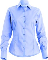 Kustom Kit Dames/Dames Lange Mouwen Bedrijfs- en Werkoverhemden (Lichtblauw)