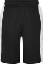 AWDis Gewoon Cool Mens Panel Shorts (Straal Zwart/Arctisch Wit)