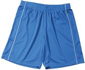 James and Nicholson Unisex Basic Team Shorts (Koningsblauw/Wit)