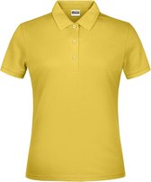 James And Nicholson Dames/dames Basic Polo Shirt (Geel)