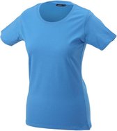 James and Nicholson Dames/dames Basic T-Shirt (Aqua)