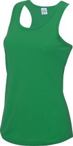 AWDis Just Cool Girlie Fit Sport Dames Vest / Tank Top (Kelly Groen)