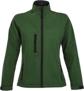 SOLS Dames/dames Roxy Soft Shell Jacket (ademend, winddicht en waterbestendig) (Fles groen)