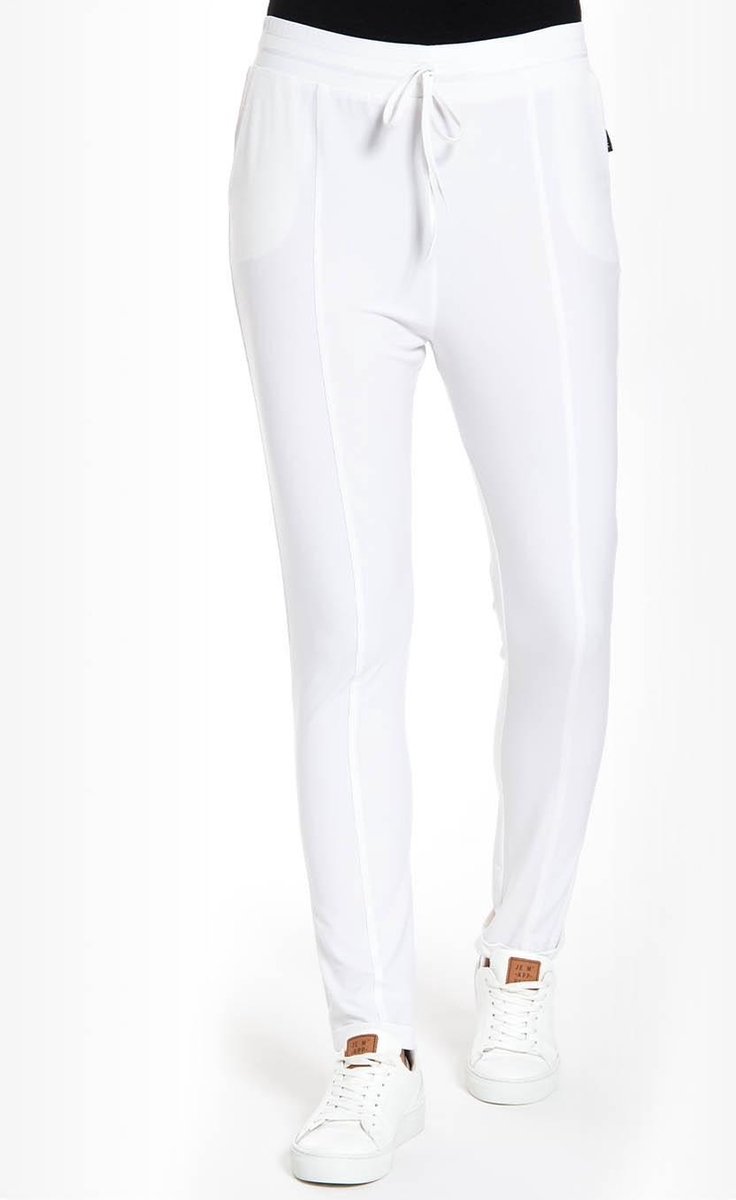 Witte Broek/Pantalon van Je m'appelle - Dames - Travelstof - Maat M - 2  maten beschikbaar | bol.com