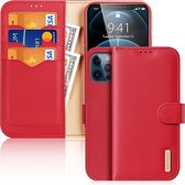 Hoesje geschikt voor Apple iPhone 12 / 12 Pro - Dux Ducis Hivo Series Case - Rood