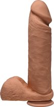 Doc Johnson Perfect D - Realistische ULTRASKYN Dildo met ballen - 20 cm tan