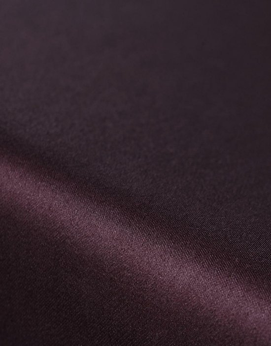 Essenza - Drap-housse en satin de coton - Simple - 90x210 cm - Bordeaux