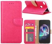 Alcatel Idol 5 Portemonnee hoesje / book case Pink