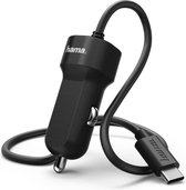 Hama Autolader USB Type C 3.0A Zwart