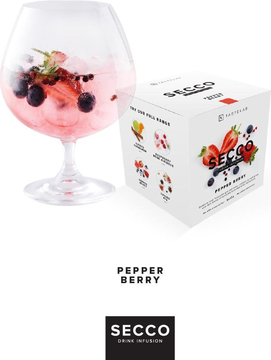 Secco Box Pepper Berry Drink Infusions - Secco Drink Infusion