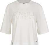 O'Neill T-Shirt Big Logo Cropped - Powder White - L