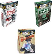 Escape Room Uitbreidingsbundel - 3 Stuks - Space Station & The Dentist & The Magician