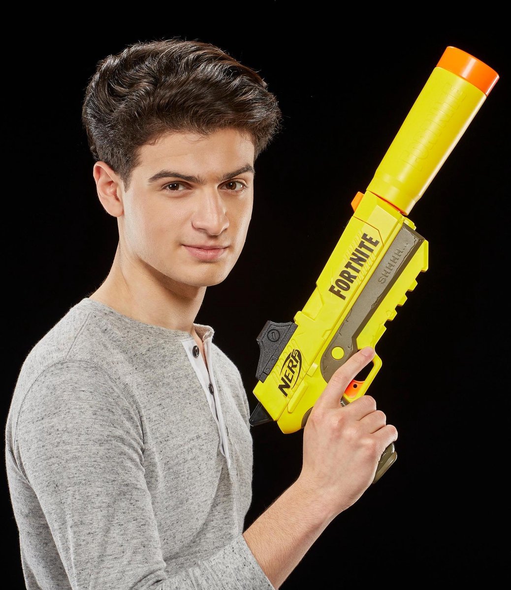 Nerf - pistolet fortnite SP-L et Flechettes Elite Officielles jaune - Jeux  d'adresse - Rue du Commerce