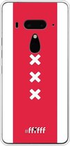 HTC U12+ Hoesje Transparant TPU Case - AFC Ajax Amsterdam1 #ffffff