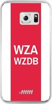 Samsung Galaxy S6 Edge Hoesje Transparant TPU Case - AFC Ajax - WZAWZDB #ffffff