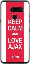 LG G8 ThinQ Hoesje Transparant TPU Case - AFC Ajax Keep Calm #ffffff