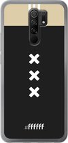 Xiaomi Redmi 9 Hoesje Transparant TPU Case - AFC Ajax Uitshirt 2018-2019 #ffffff