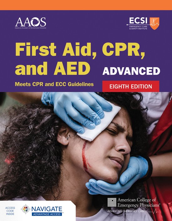 Advanced First Aid, CPR, and AED - cover