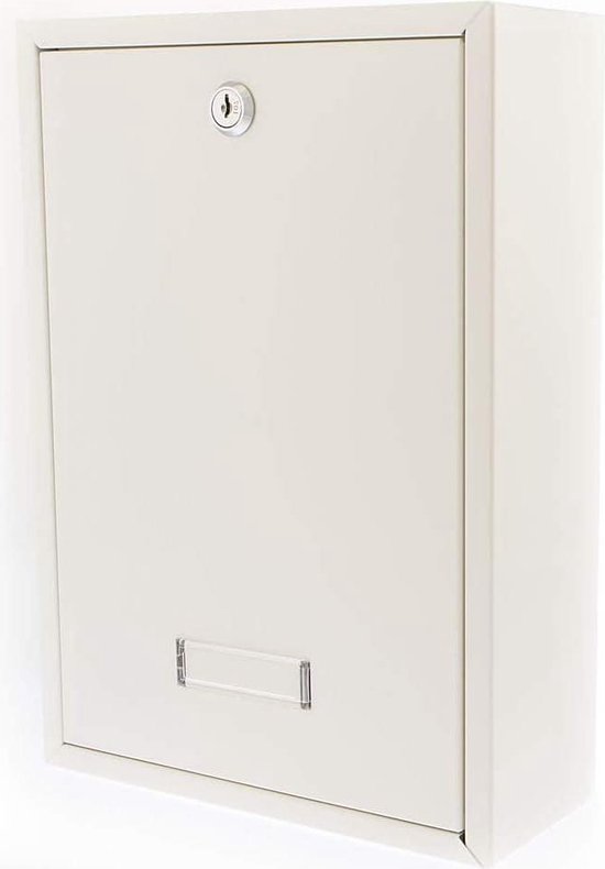 Sterling MB11BK MB11 Forth brievenbus van staal voor achter, wit, 244 x 351 x 98 mm : Sterling