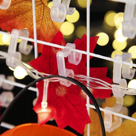 PMS 50 Externe Lichthaken – Transparente Dachrinnenclips Für Weihnachtsbeleuchtung & Außenlichter