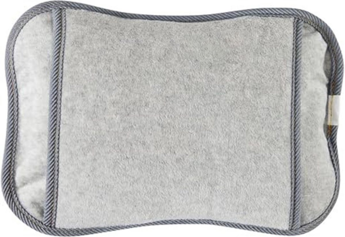 ApexArte® Elektrische Kruik - Warmtekruik - Baby - Volwassenen - Lichtgrijs