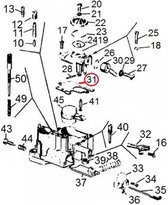 Pièce de carburateur RMS pour scooter Piaggio 125 Vespa Rally 1965-1976 150131 Neuf