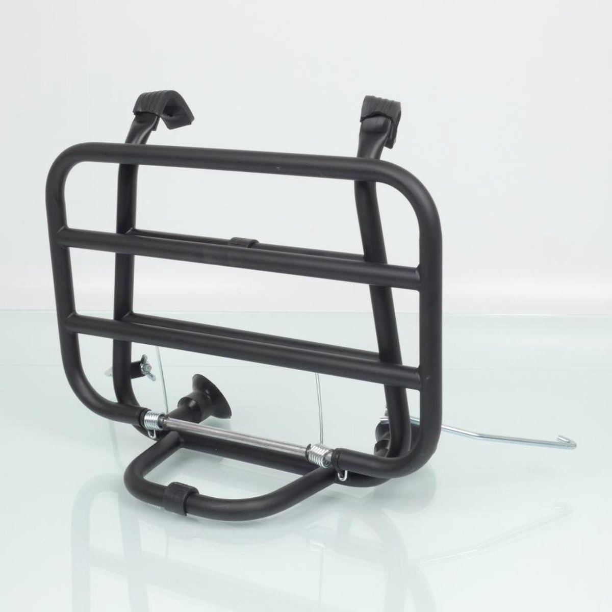 rms bagagerek voor scooter piaggio 200 vespa pxe 1998-2001 610271m / mat zwart nieuw