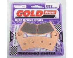 Gold Fren remblok voor Quad Polaris 800 RZR-4 Ranger EPS 2012 AVG/AVD Gloednieuw