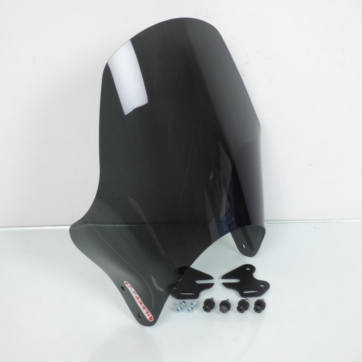 fabbri universeel gerookt windscherm voor motor roadster honda 600 hornet