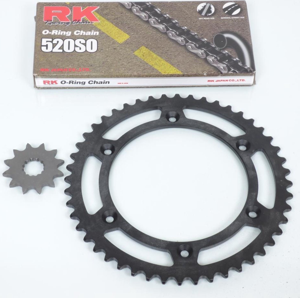 kit chaîne france uitrusting voor moto yamaha 400 wr 1998 12x48 / 5bf2 nieuw