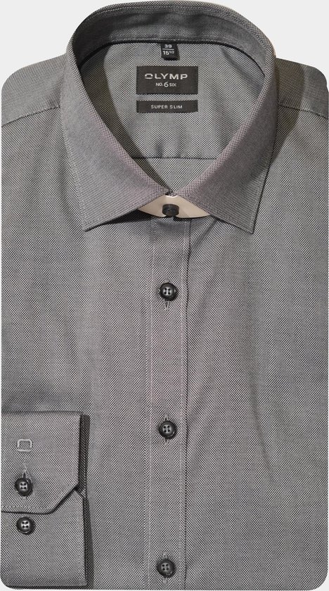 Olymp Business chemise manches longues Zwart 251064- Chemises 251064/63