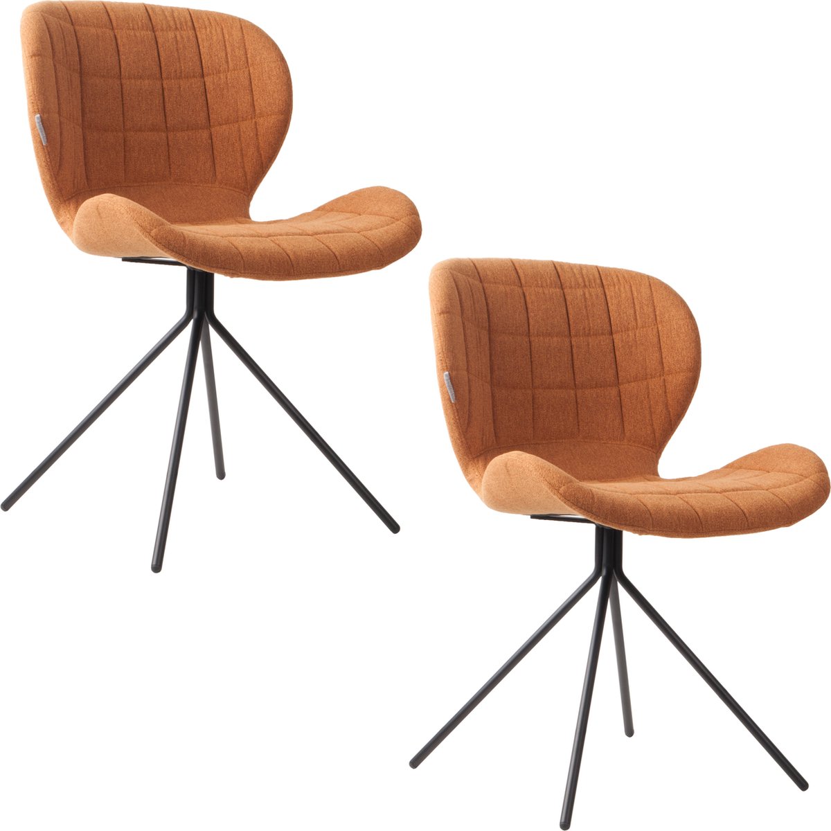 Zuiver OMG Eetkamerstoelen Camel - Set van 2
