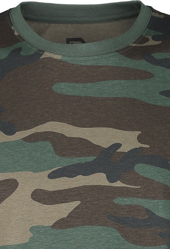 Brandit Premium Heren T-shirt - woodland - 7XL